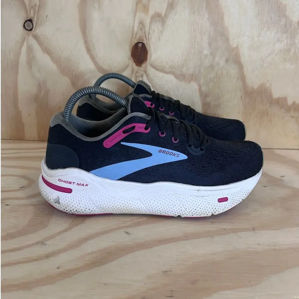 Brooks - Ghost Max - Running Shoes - Black - Women's - 8(B) - 1203951B082